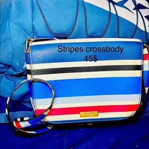 Kate spade stripped crossbody